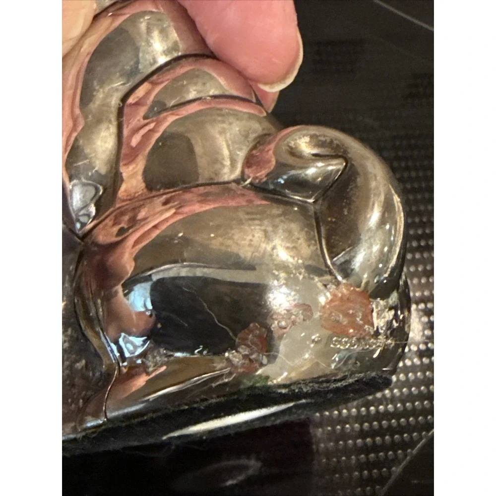 Pug Salt & Pepper Shakers Vintage Dog Godinger Silver Plate With Nickel CUTE!